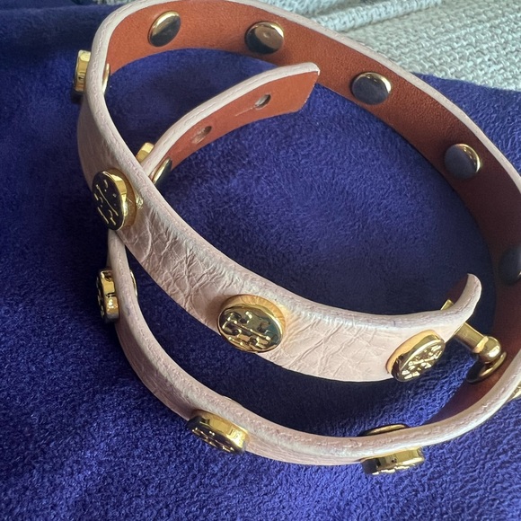 Tory Burch Women's Miller Double Wrap Leather Bracelet - Picture 4 of 5